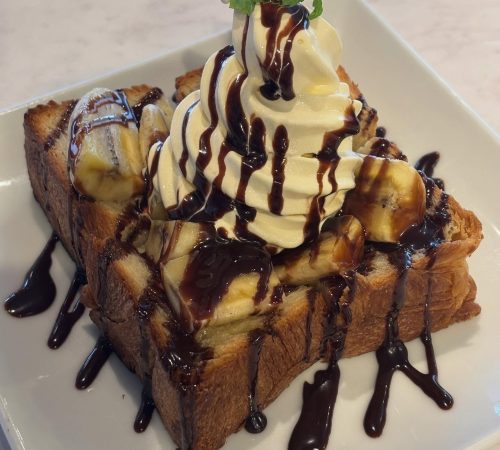 チョコバナナデニッシュトースト