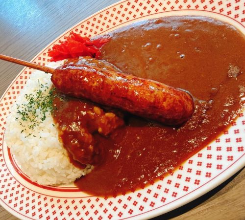 Wカレーライス＆肉汁たっぷりフランク