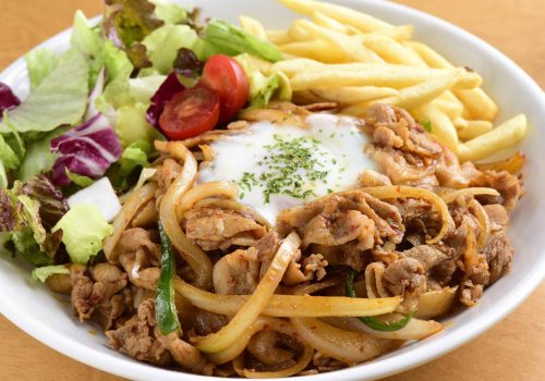 豚バカロコモコ